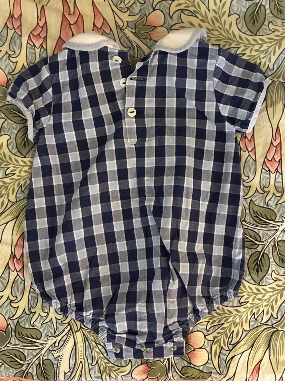 Bella Bliss Classic Navy & White Check Bubble